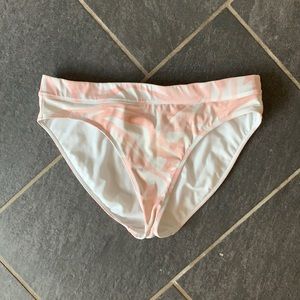 White & pink tropical, Athleta brand, size m